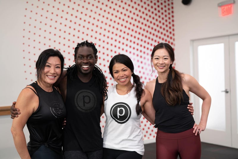 Pure Barre - Group photo from a class.