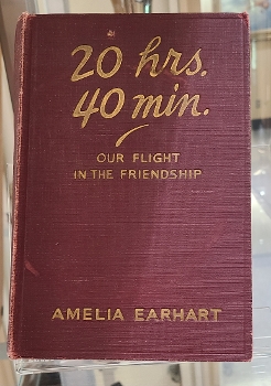 cover of Amelia Earhart book 20 hrs. 40 min., no jacket